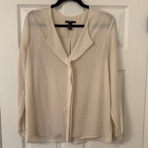 Forever 21 Cream Blouse